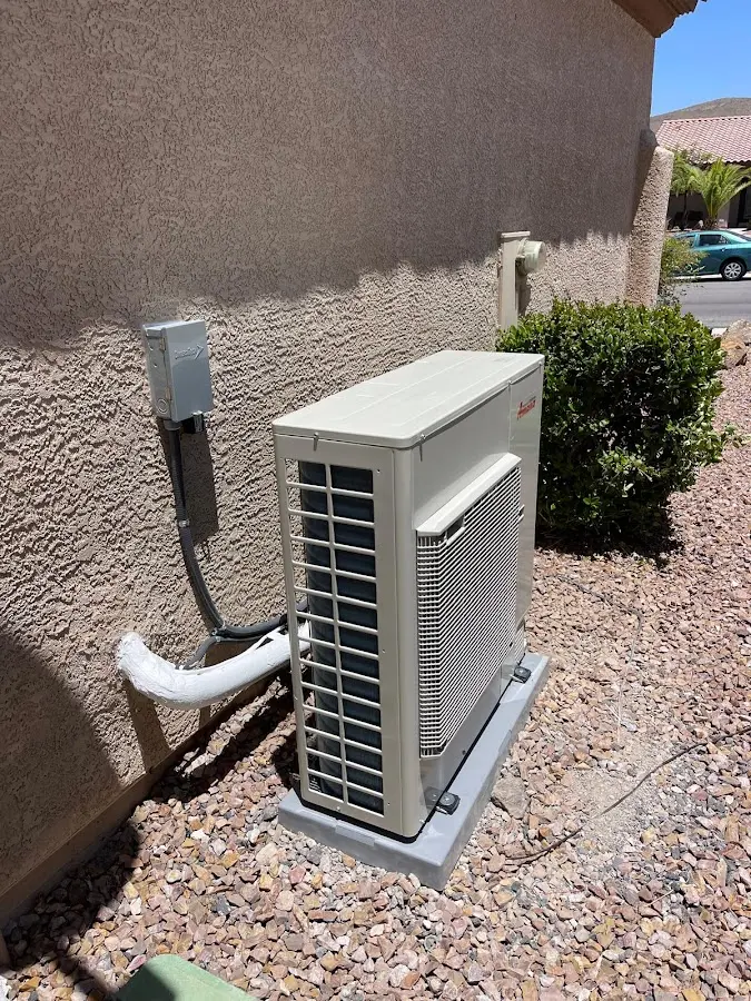 Residential air conditioning condenser unit in McMinnville